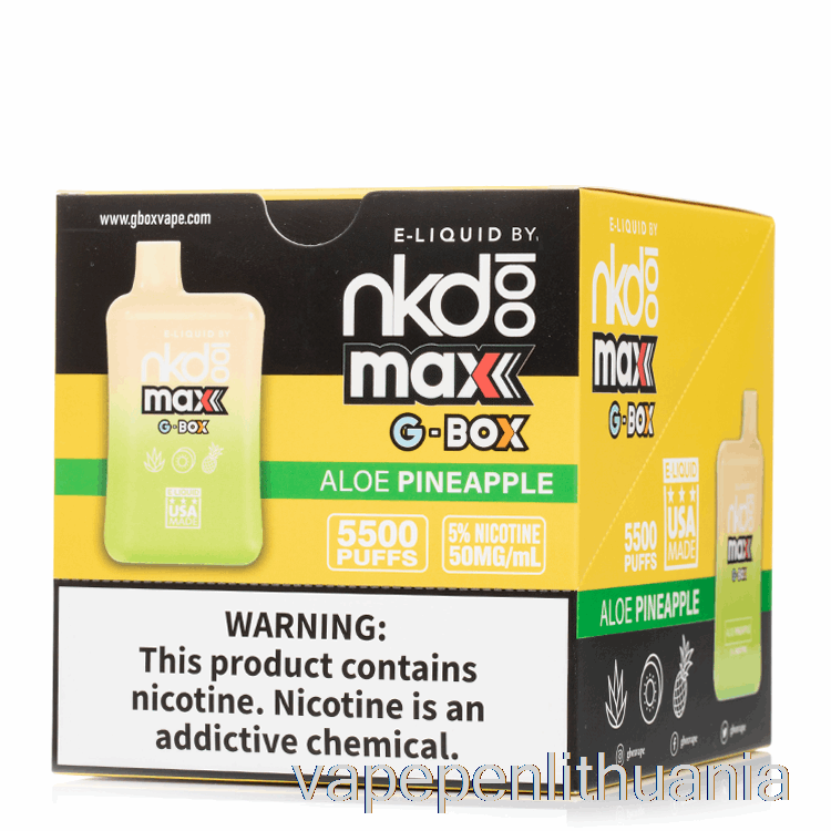 [10 Pak.] Gbox X Plikas 100 5500 Vienkartinis Vape Skystis
